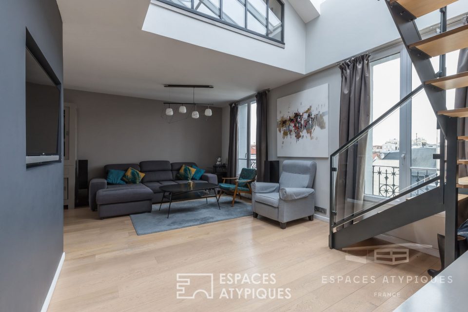 92250 LA GARENNE COLOMBES - Dernier étage en duplex avec verrière zénithale - Réf. 2067EP