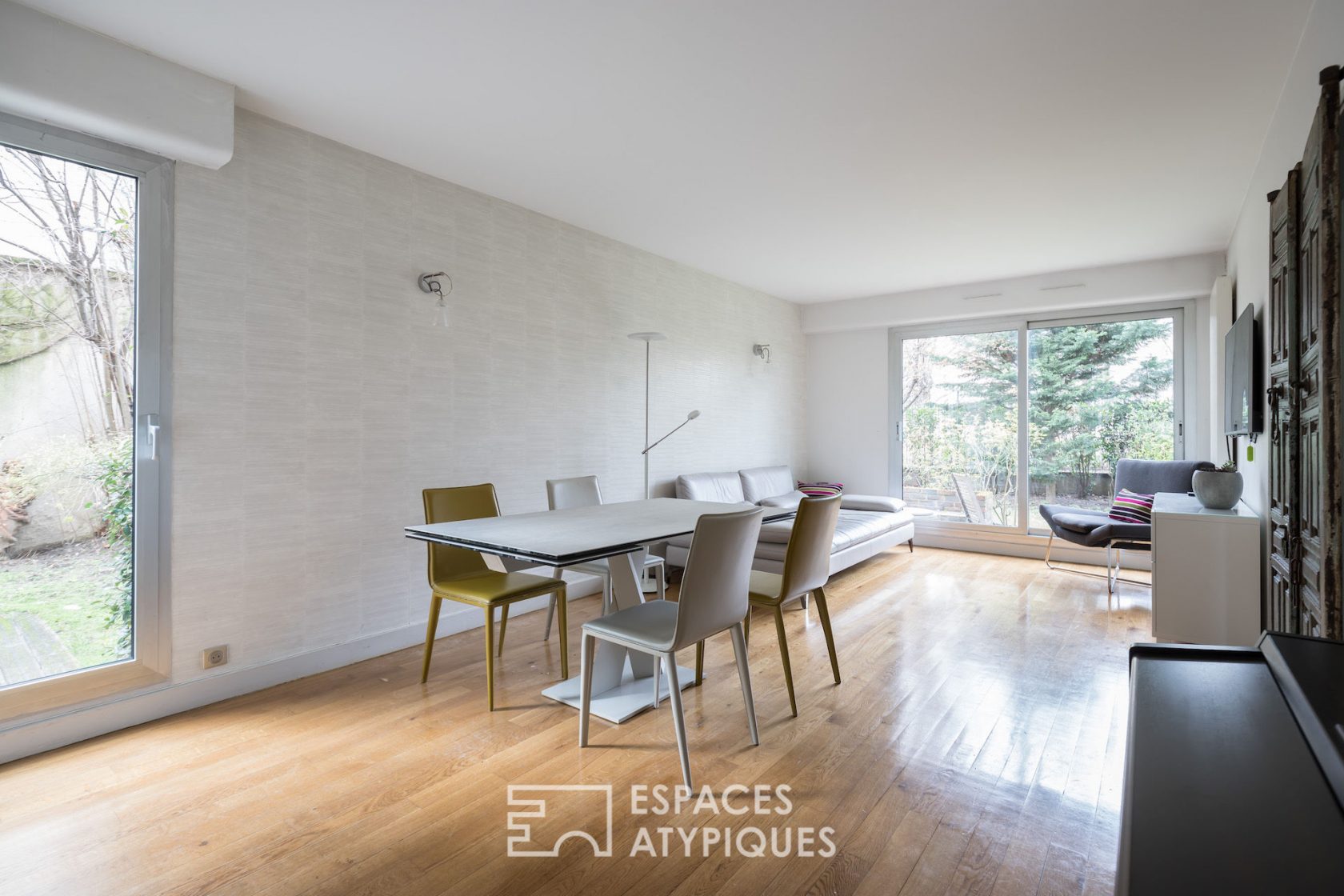 Appartement familial à Neuilly sur Seine avec jardin