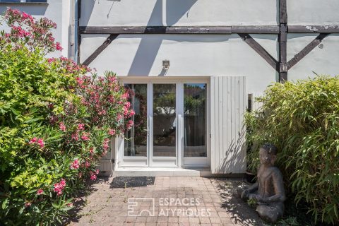 House-loft with garden and terrace in former printing works