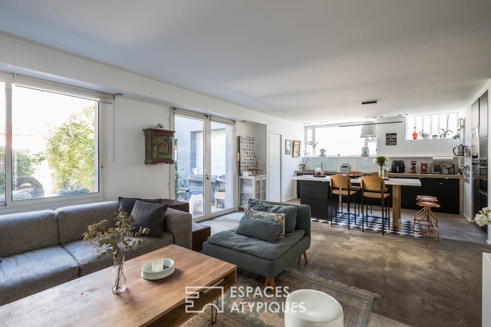 Loft apartment in former packaging factory