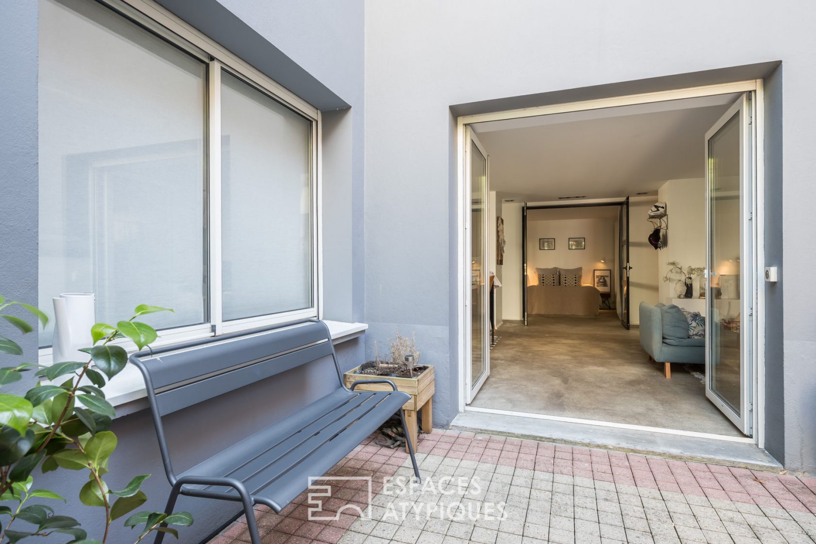 Appartement loft dans ancienne usine d’emballage