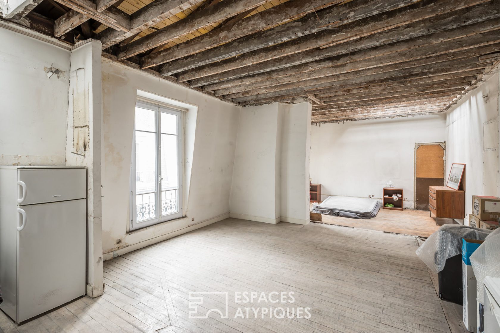 Appartement au dernier étage à rénover