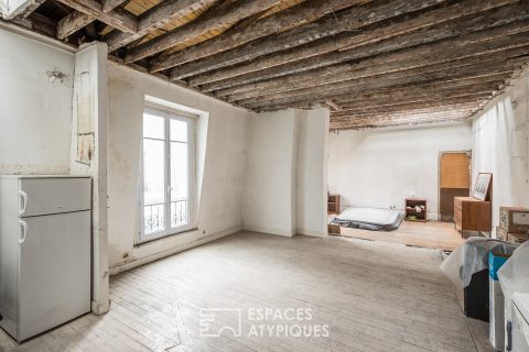 Appartement au dernier étage à rénover