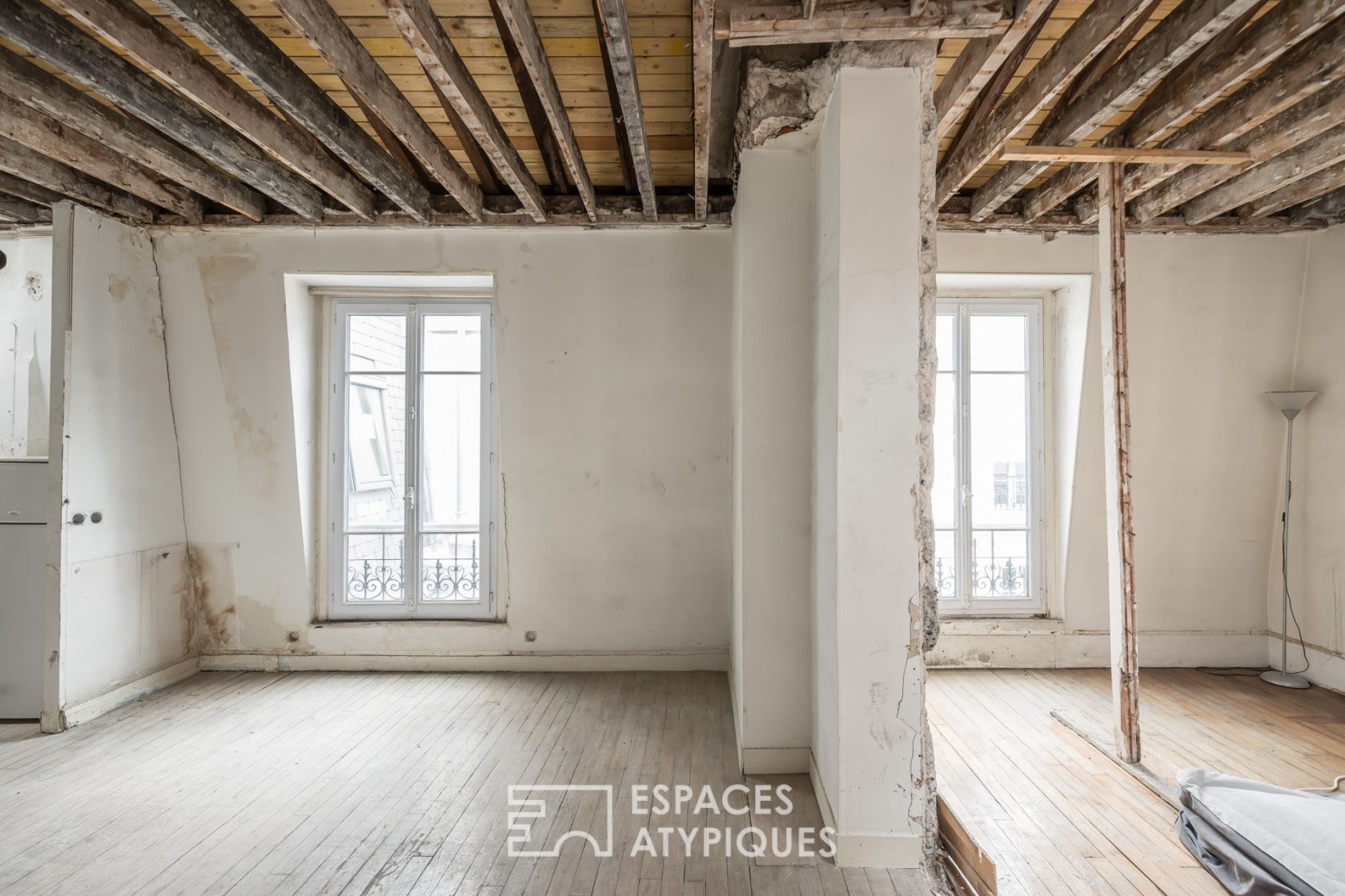 Appartement au dernier étage à rénover