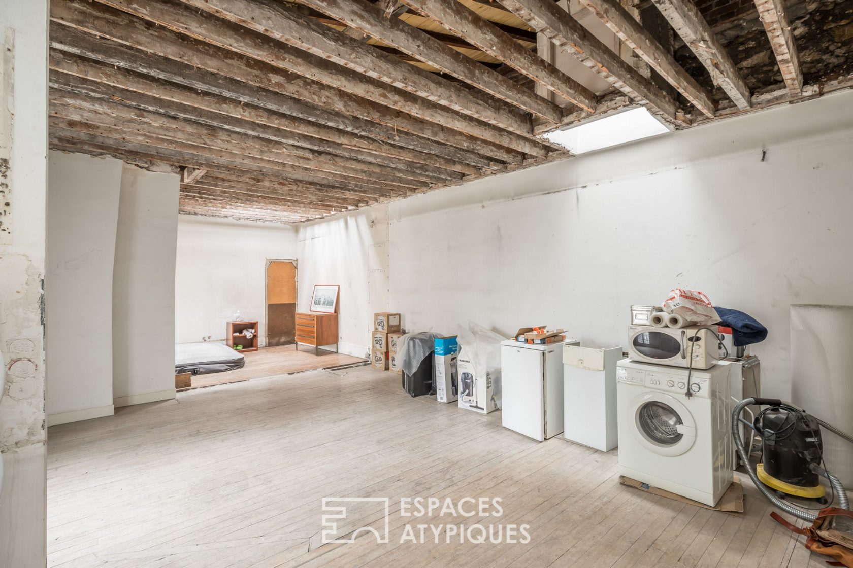Appartement au dernier étage à rénover