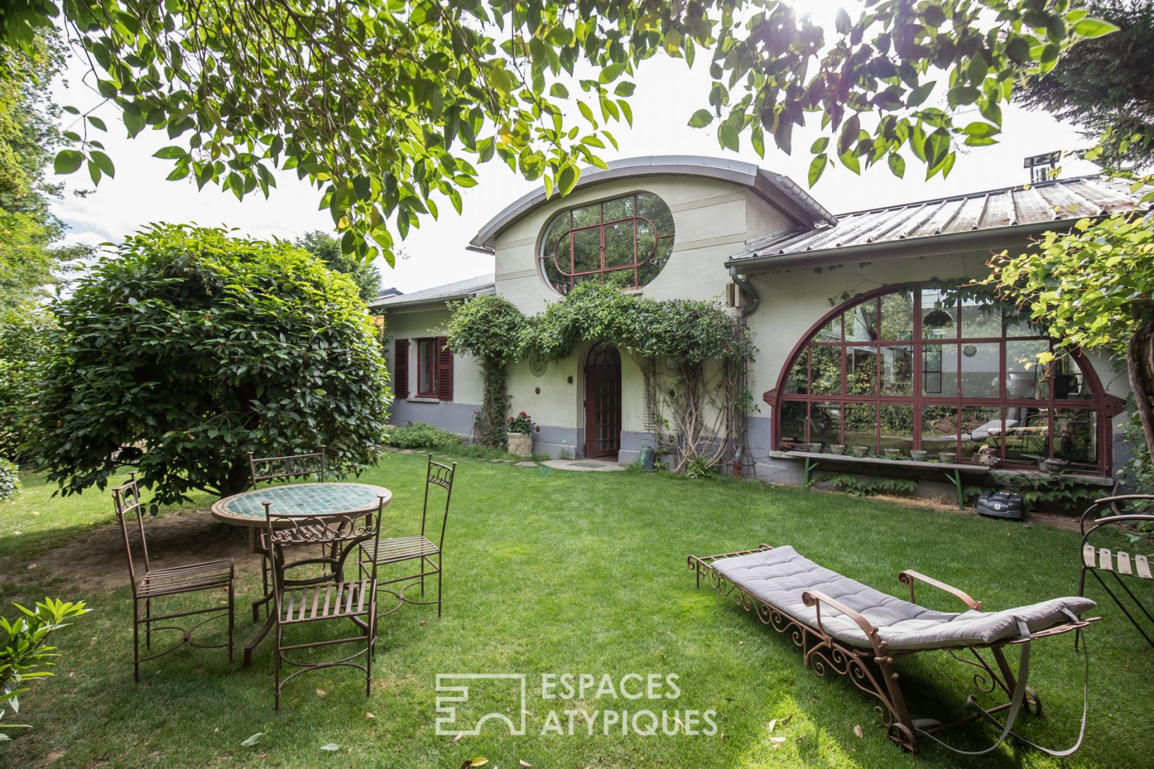 Maison loft d’architecte avec jardin