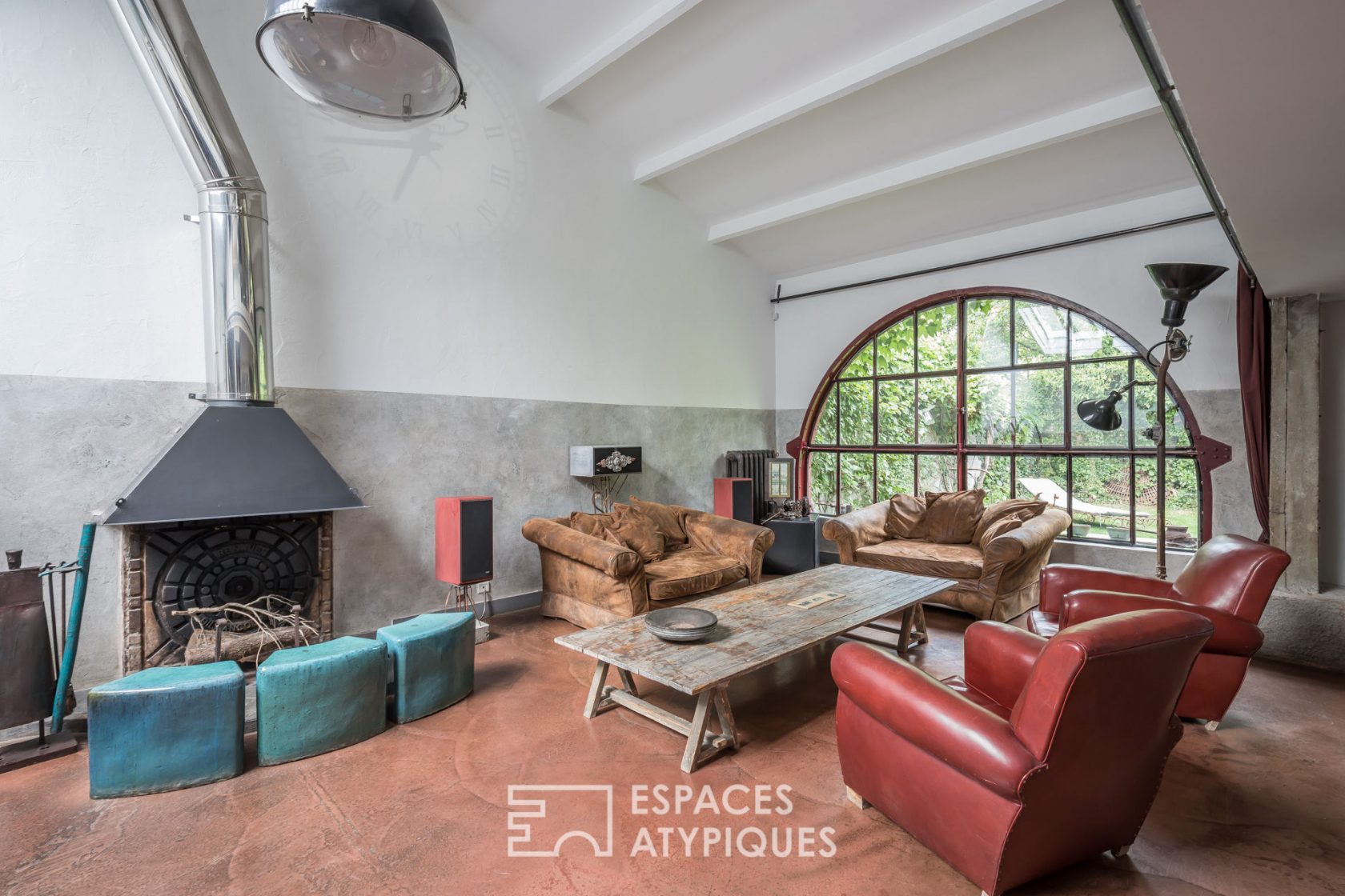 Maison loft d’architecte avec jardin