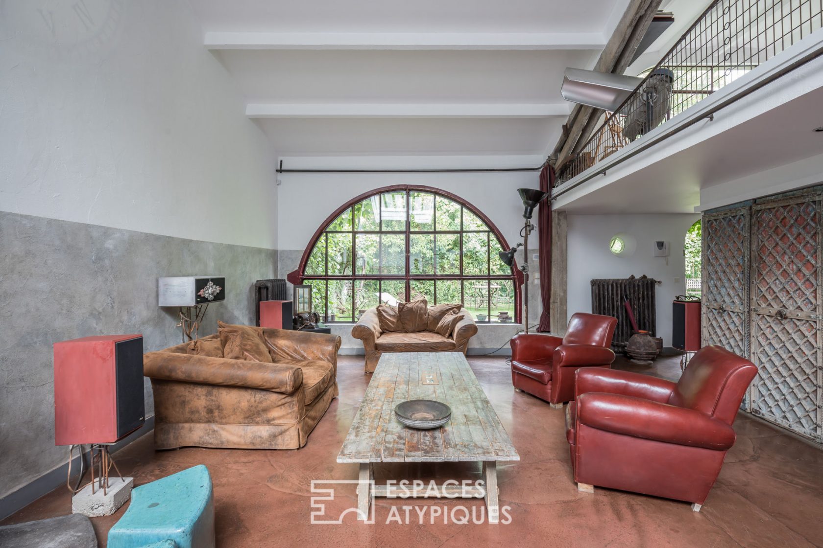 Maison loft d’architecte avec jardin