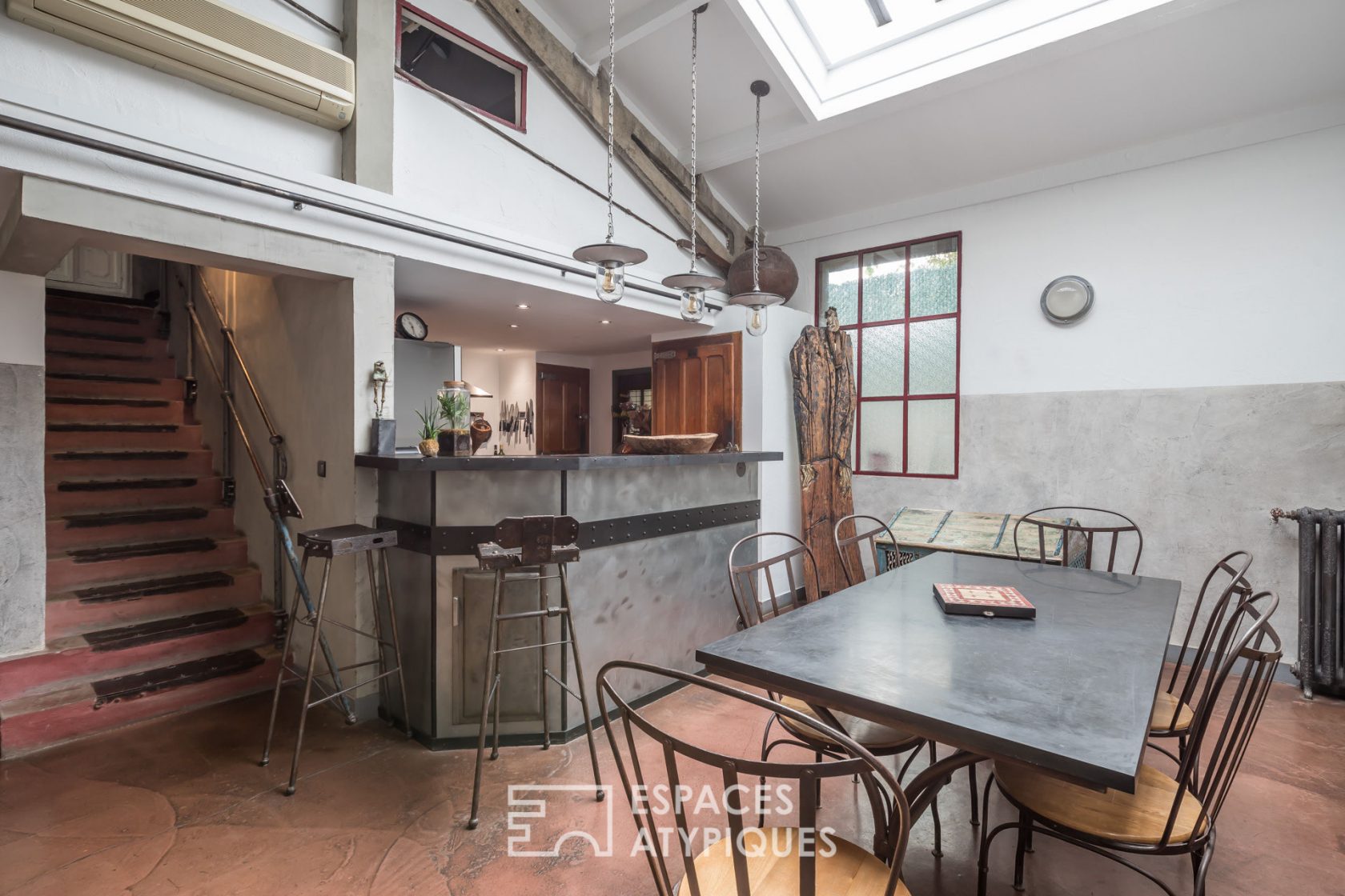 Maison loft d’architecte avec jardin