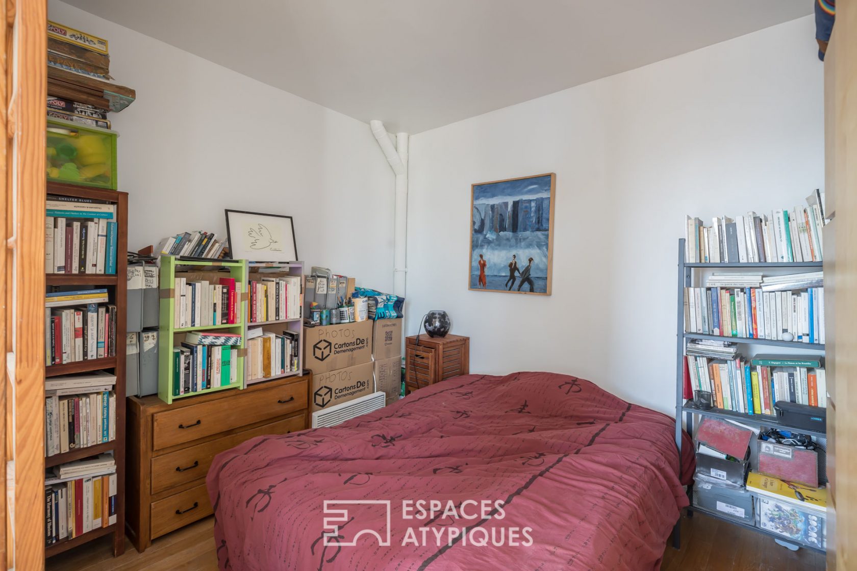 Reverse duplex on the top floors with views