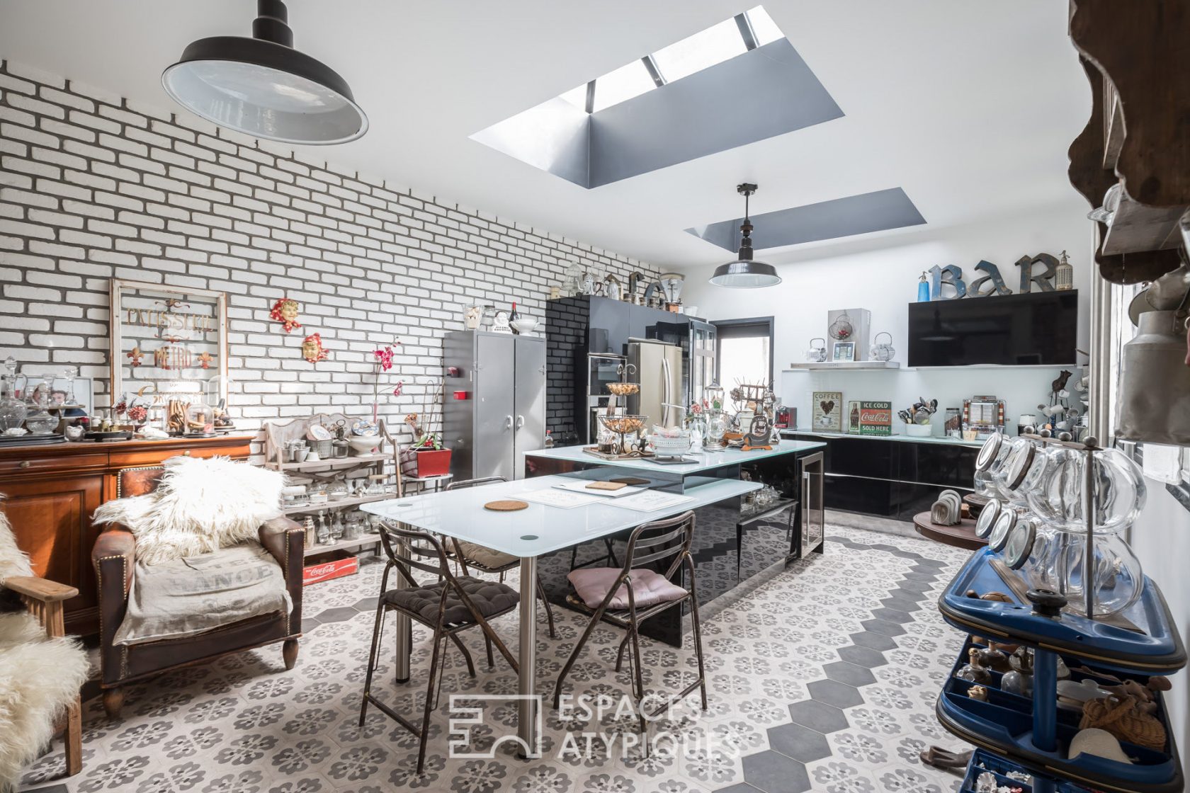 Loft esprit maison avec jardin et terrasse