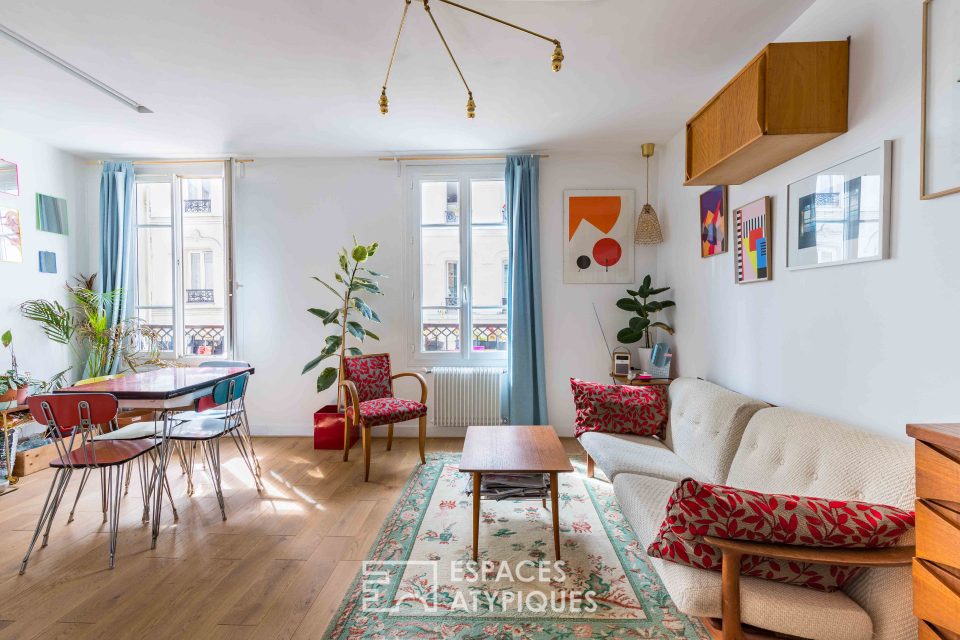 75017 PARIS - Appartement revisité esprit "vintage" - Réf. 2418EP