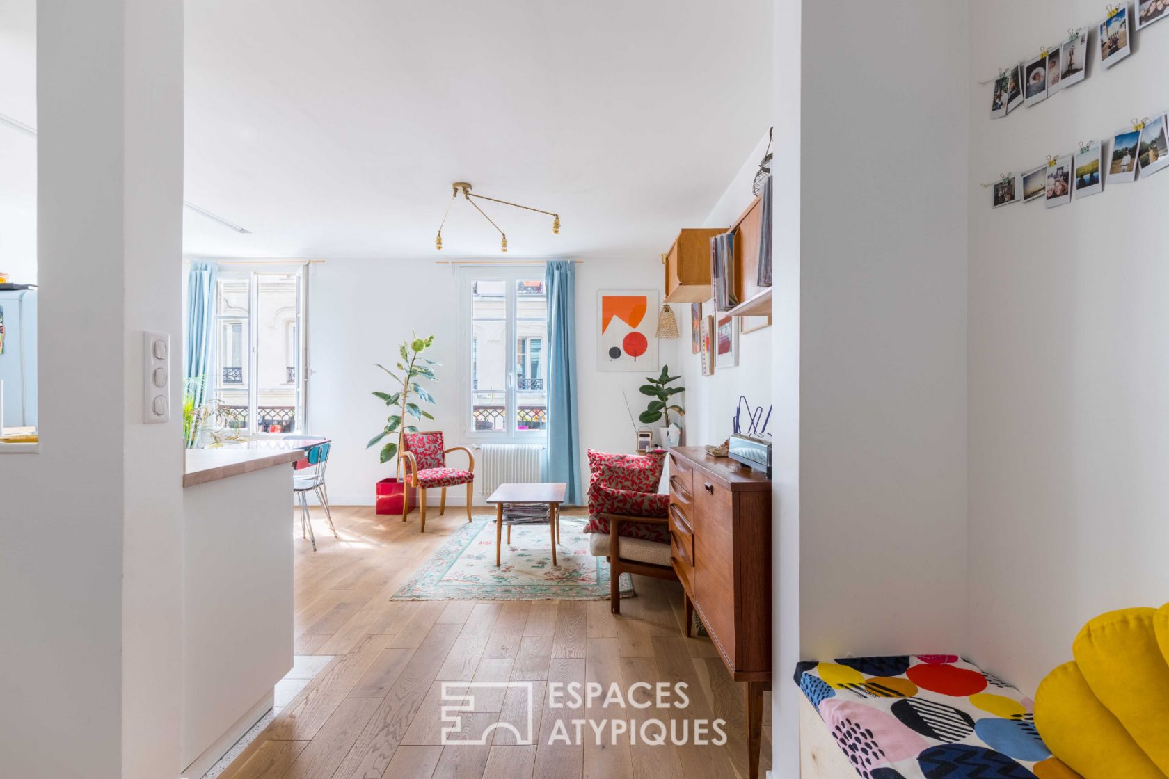 Apartment revisited in a “vintage” spirit