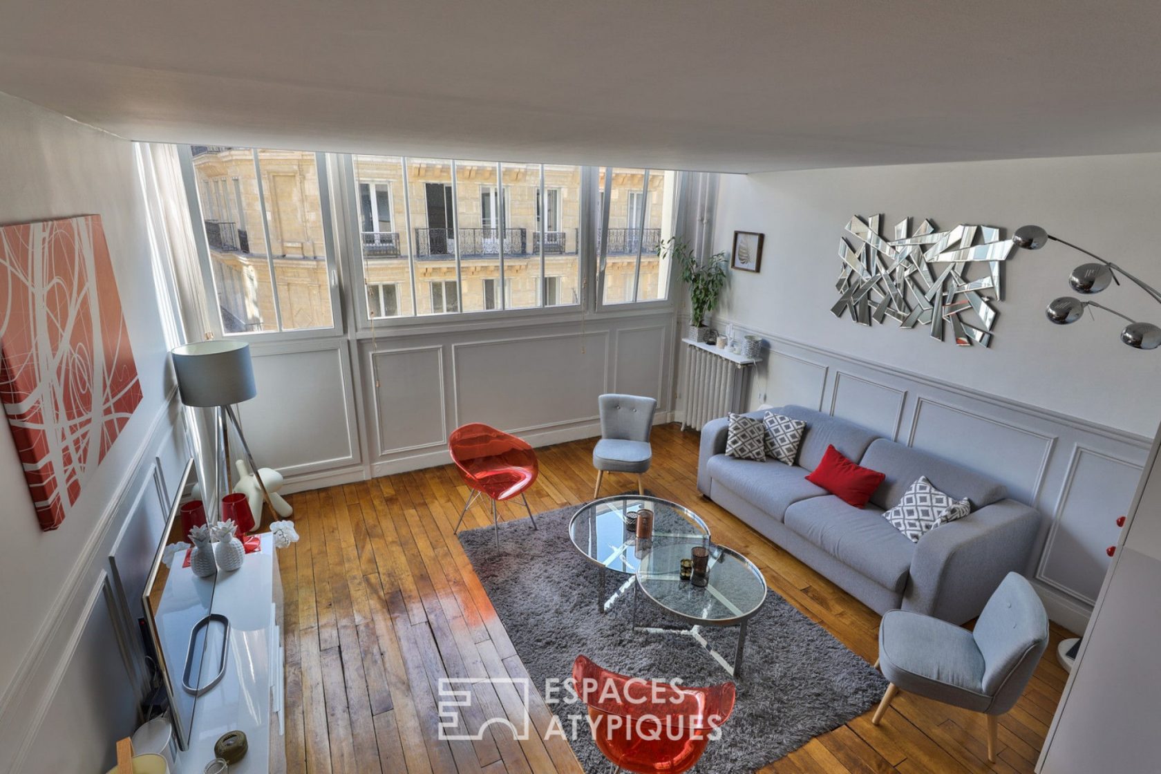 Duplex in artist studio building