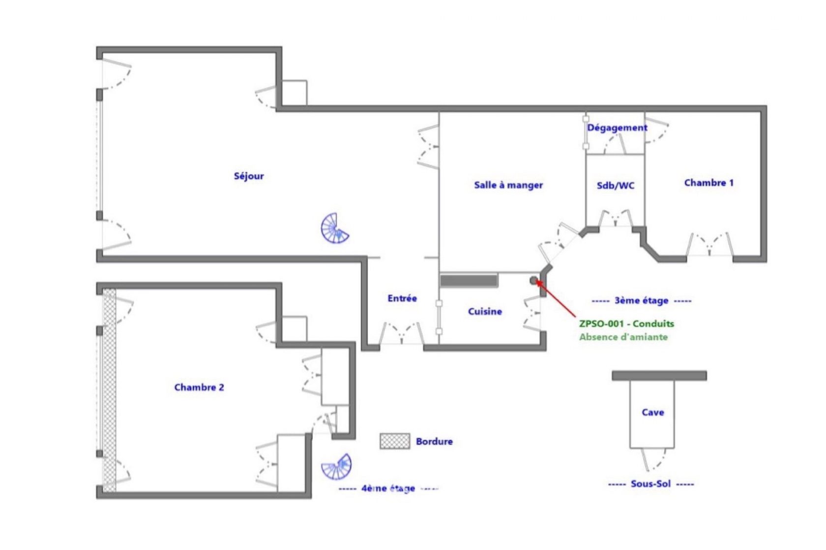 Duplex dans immeuble d’ateliers d’artiste