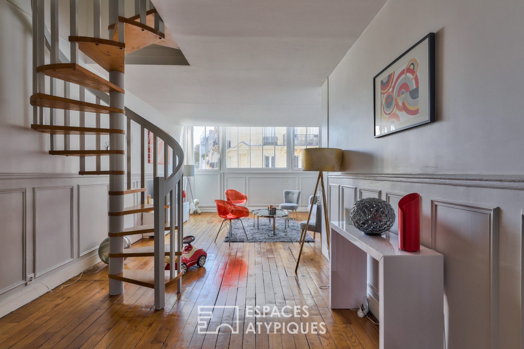 Duplex in artist studio building