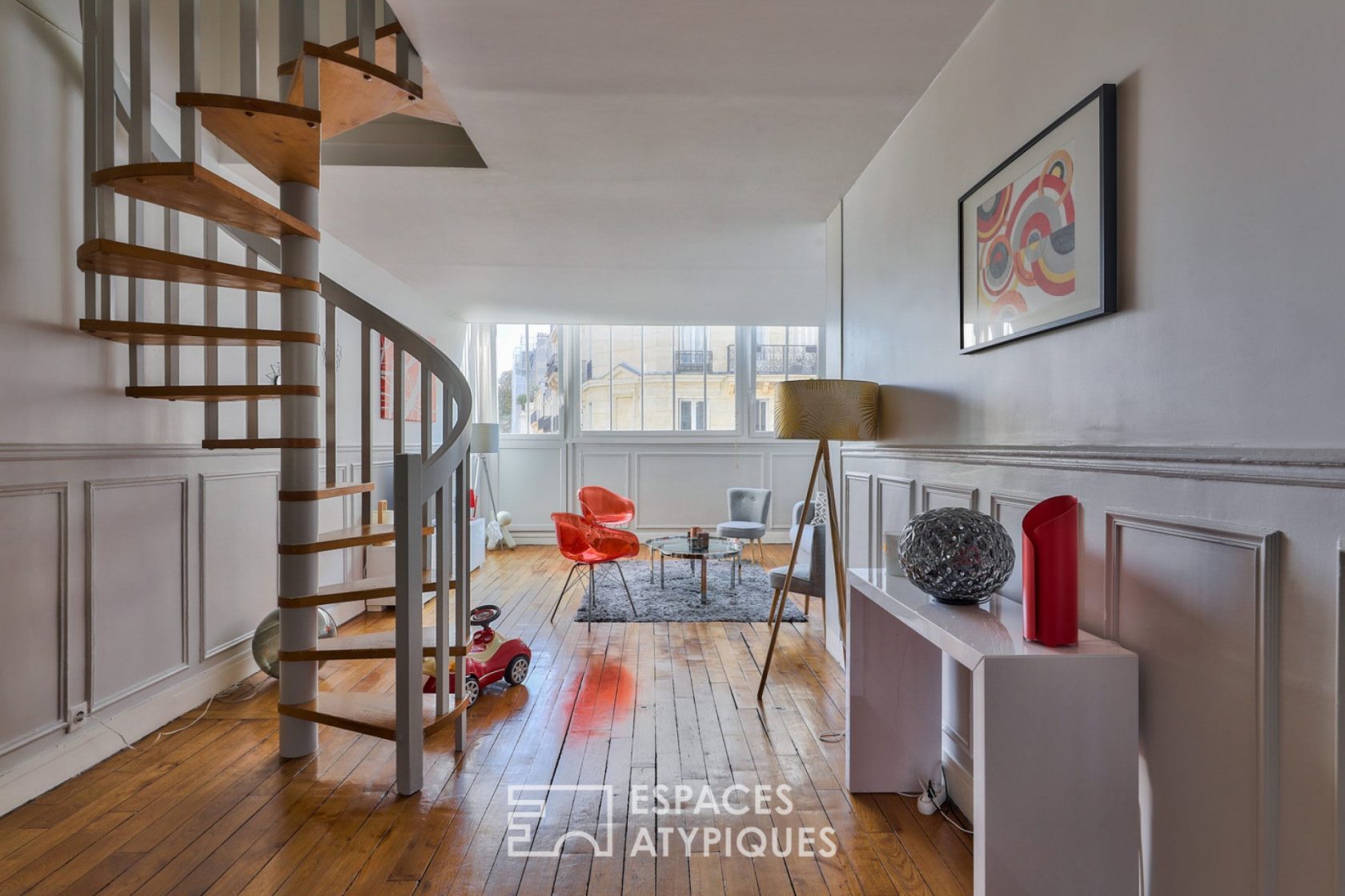 Duplex dans immeuble d’ateliers d’artiste