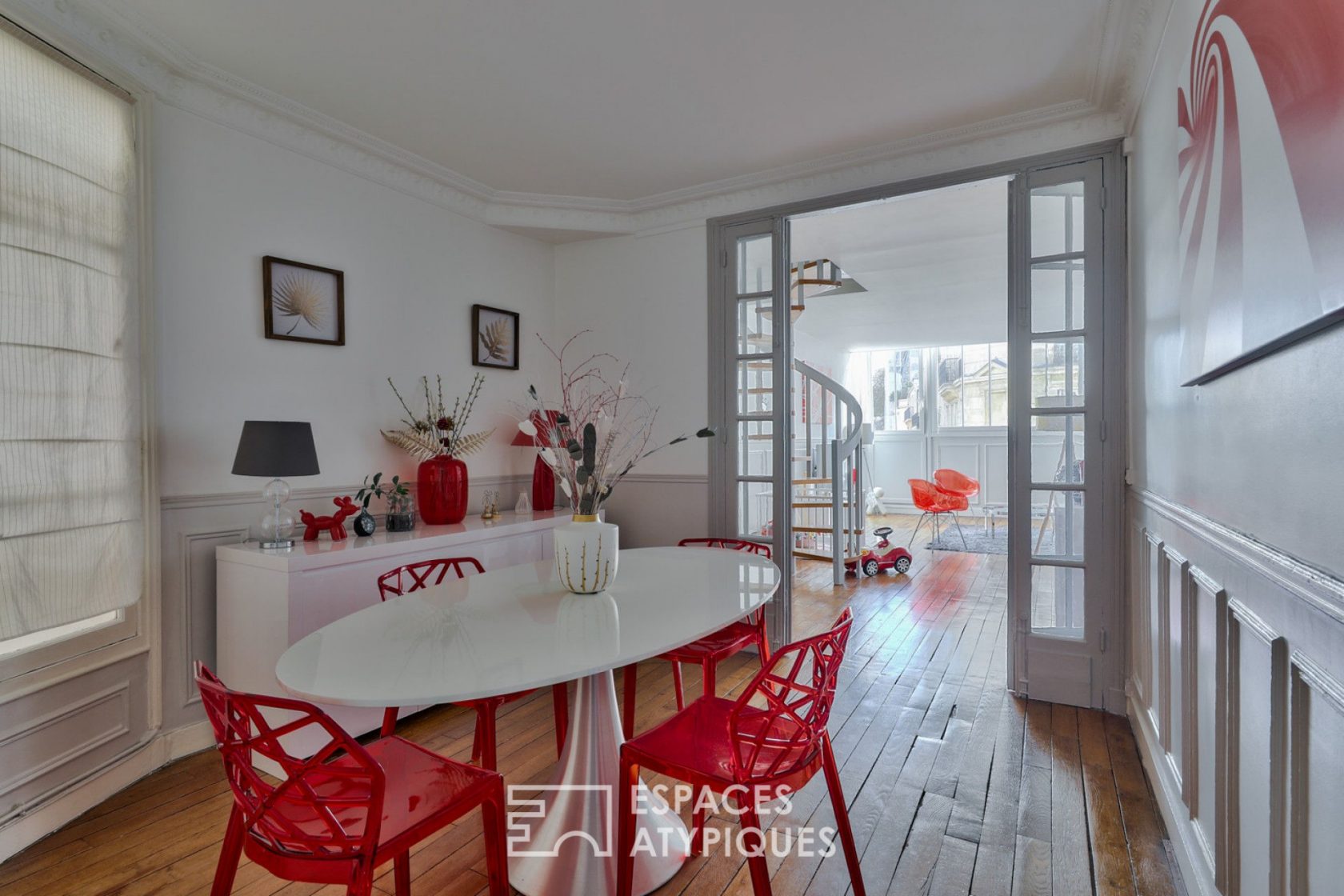 Duplex in artist studio building