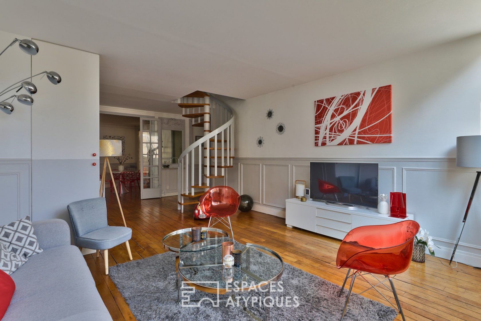 Duplex in artist studio building