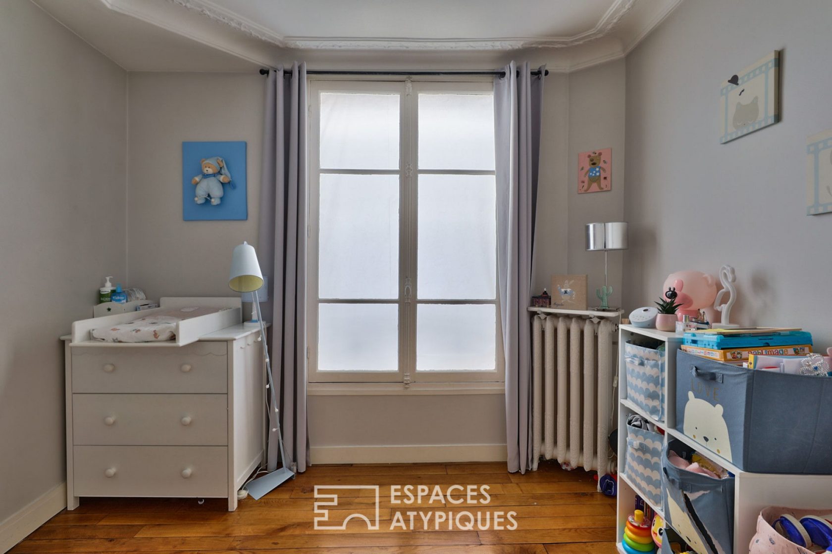 Duplex in artist studio building