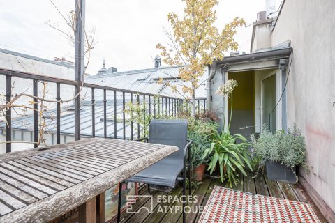 Top floor with sunny terrace