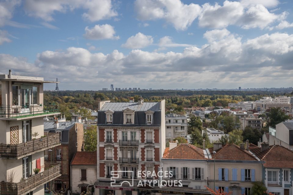 92150 SURESNES - Appartement avec balcon et vue panoramique sur Paris - Réf. 2525EP