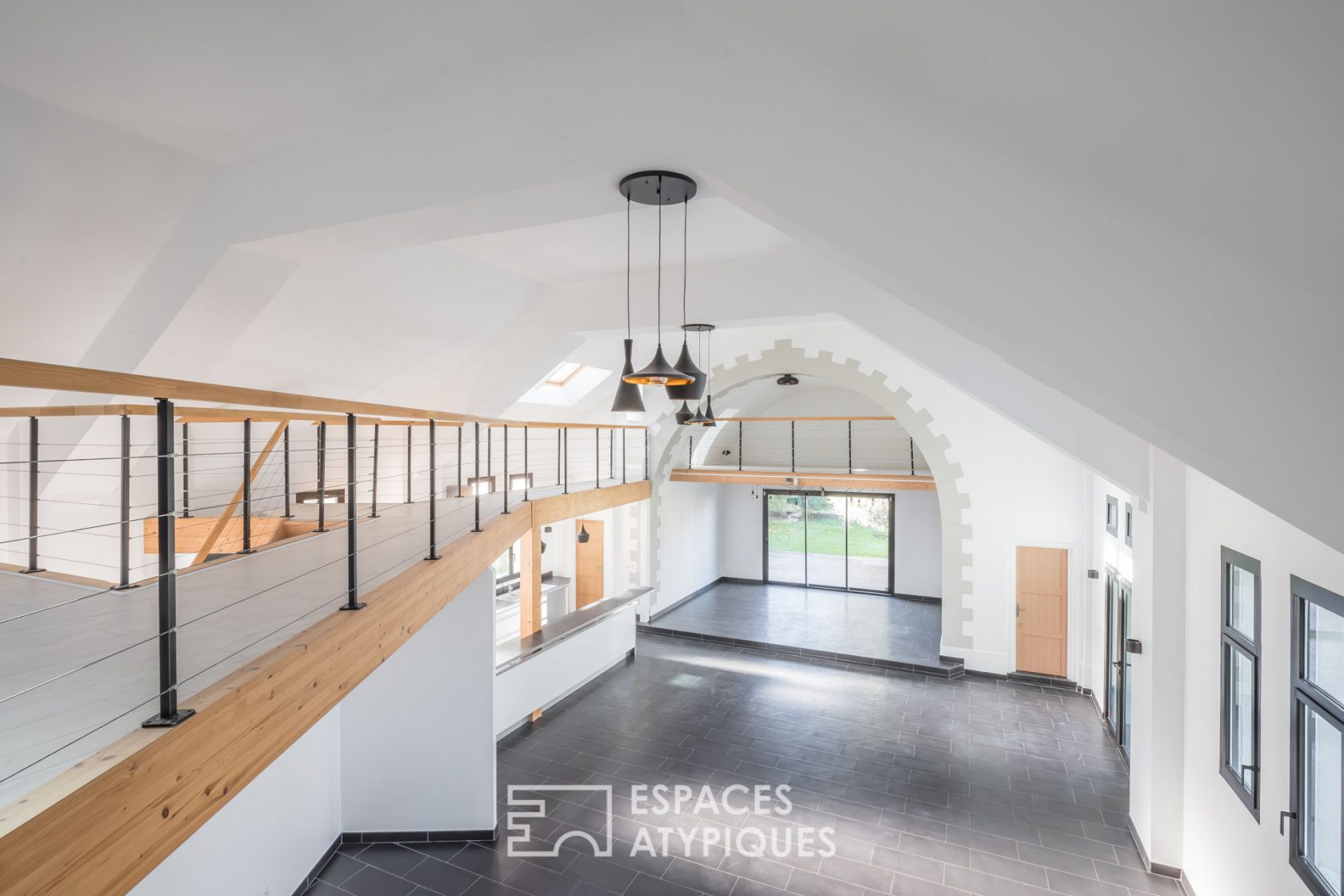 Former chapel rehabilitated with terrace and garden