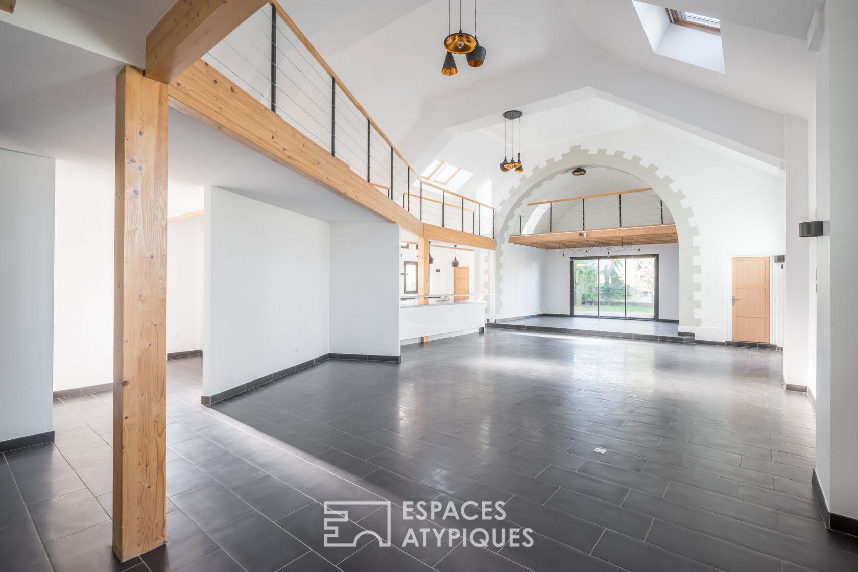 Former chapel rehabilitated with terrace and garden