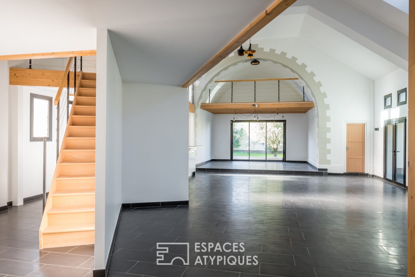 Former chapel rehabilitated with terrace and garden