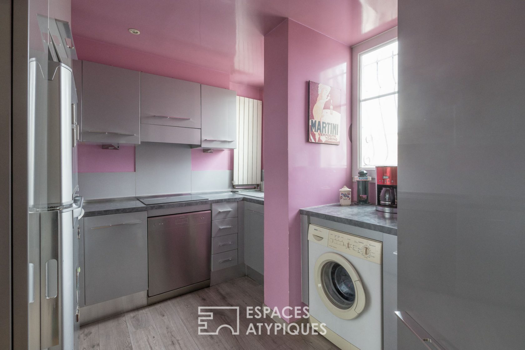 Duplex au dernier étage avec terrasses et vue sur Paris