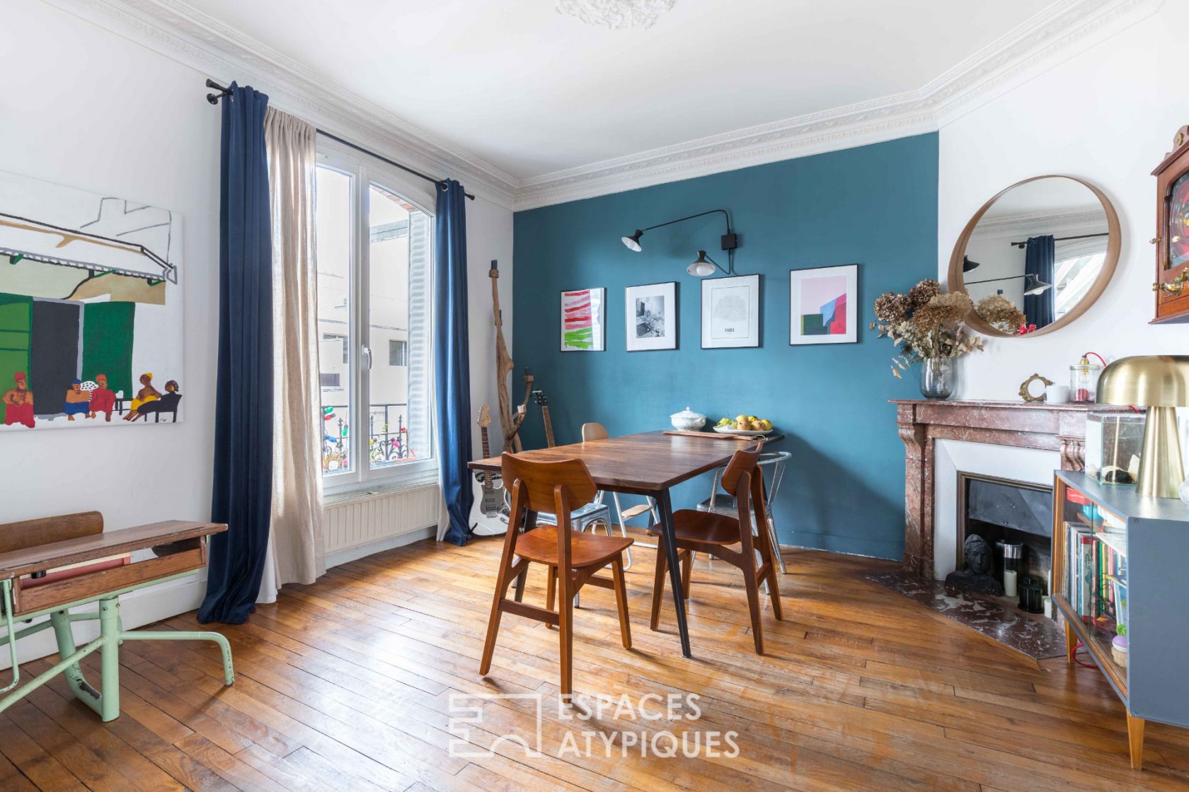 Bohemian duplex on the top floor