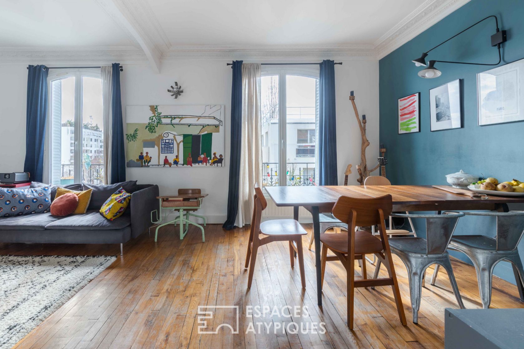Bohemian duplex on the top floor