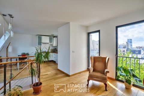 Dernier étage en duplex avec mini terrasse
