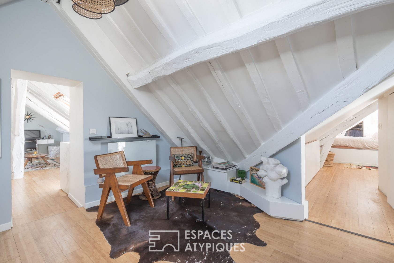 Bohemian attic top floor