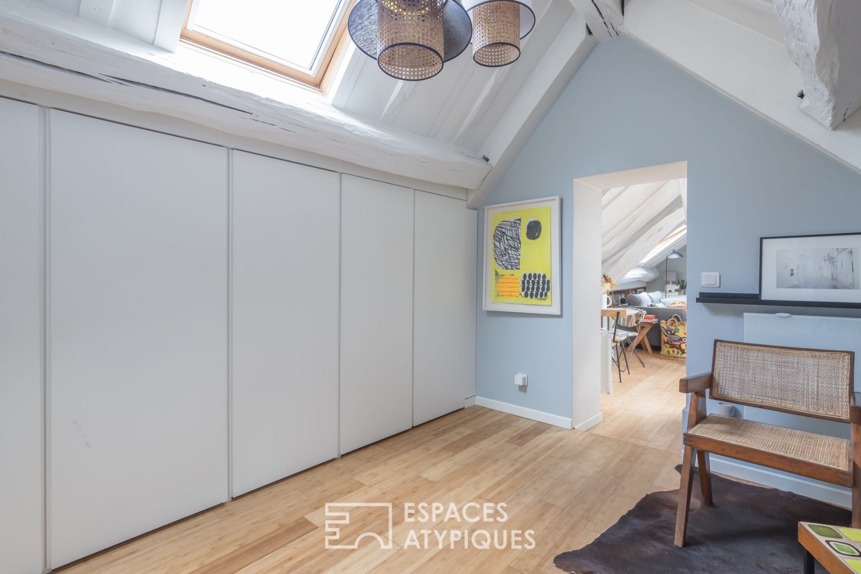 Bohemian attic top floor