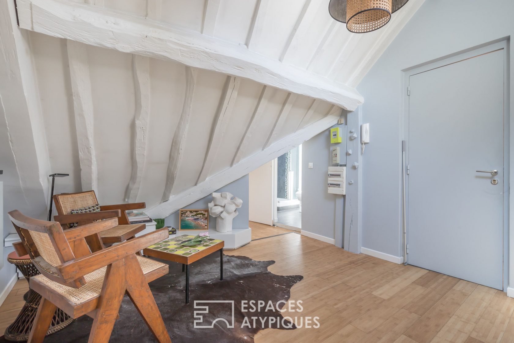 Bohemian attic top floor