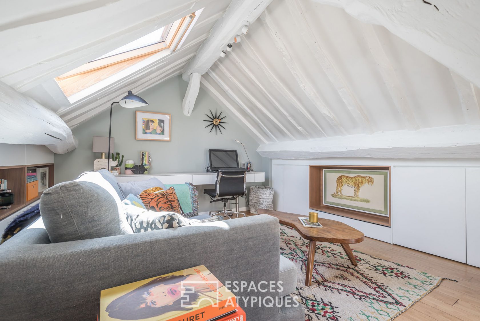 Bohemian attic top floor