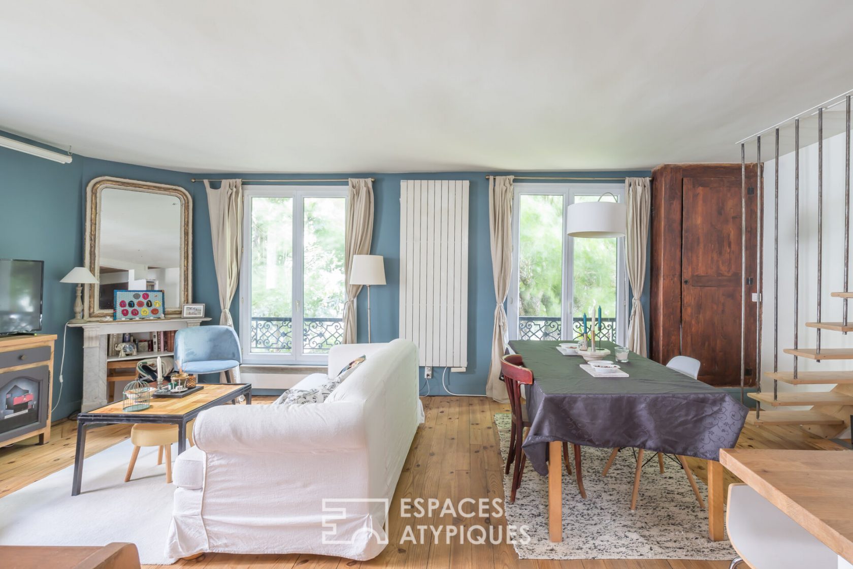 Duplex on the top floor