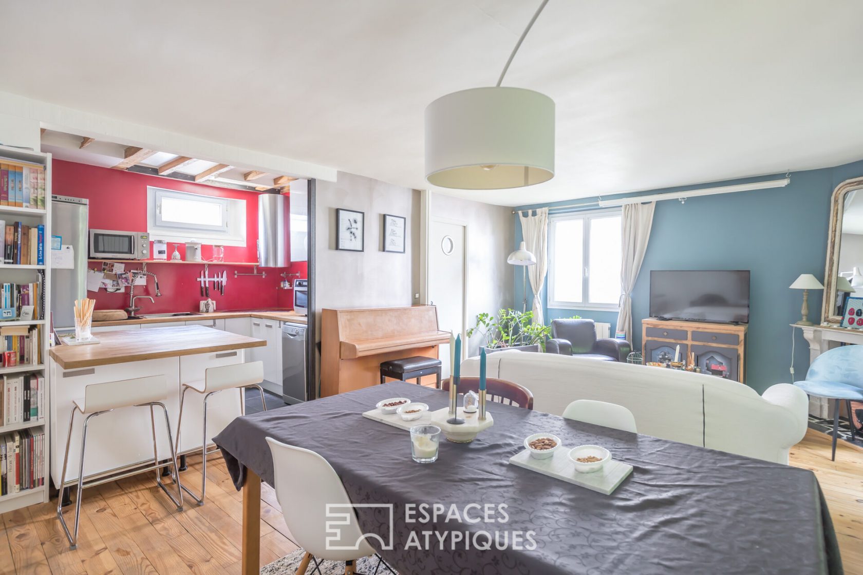 Duplex on the top floor