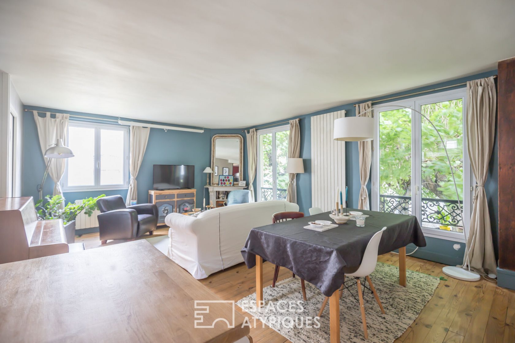 Duplex on the top floor