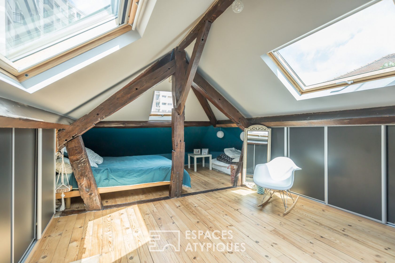 Duplex on the top floor