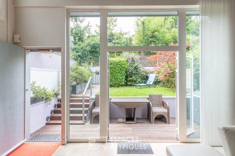 Loft with garden and terrace in a former printing house