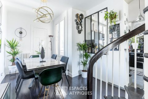 Duplex au dernier étage avec balcon