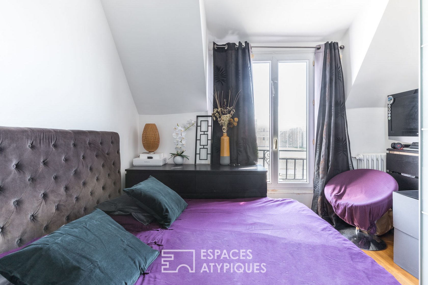 Duplex au dernier étage avec balcon