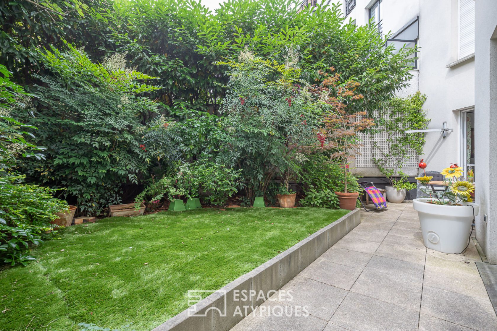 Appartement avec jardin-terrasse