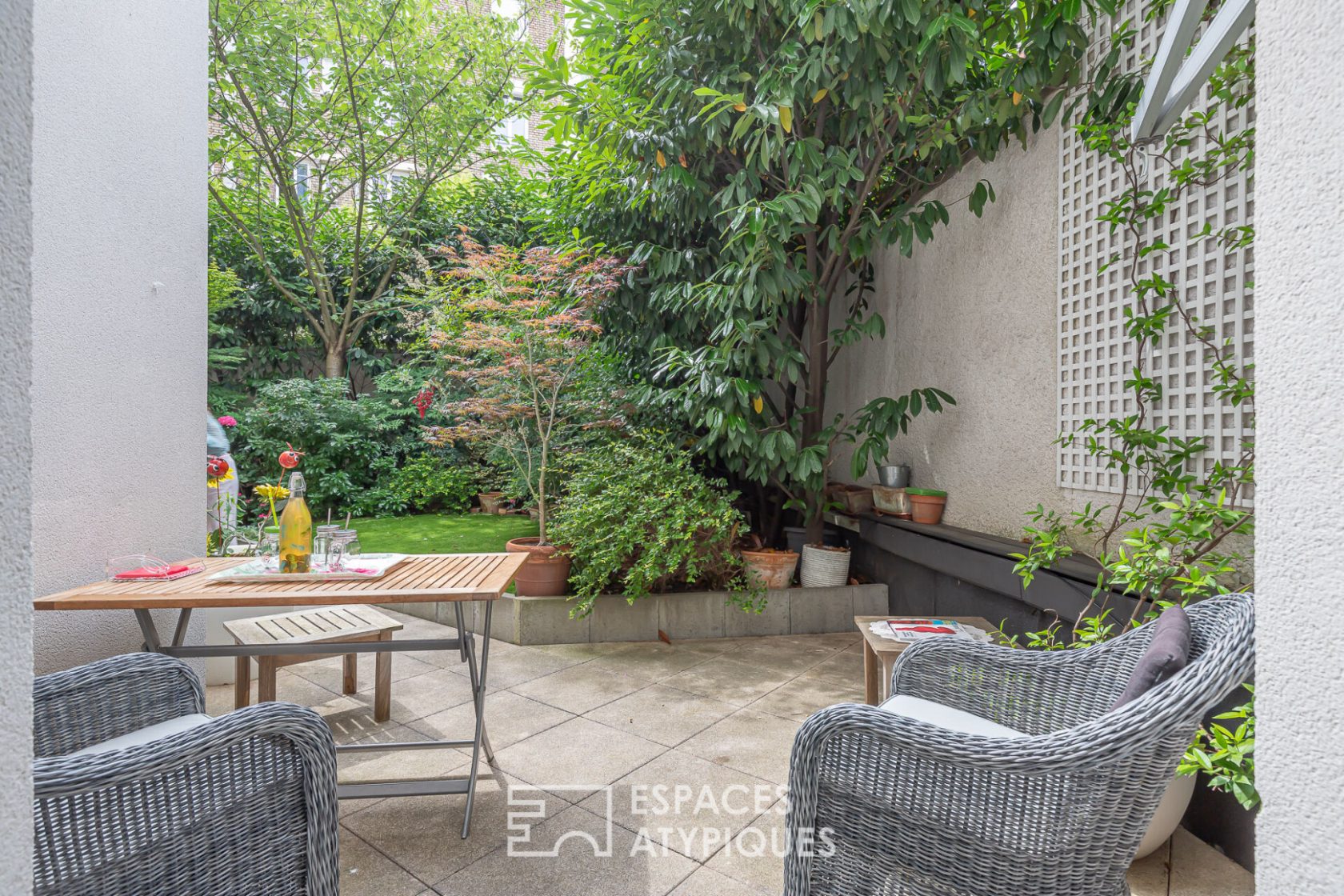 Appartement avec jardin-terrasse