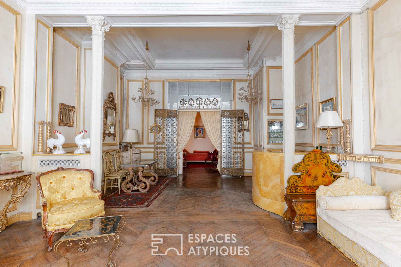 Appartement en open-space dans un ancien hôtel particulier