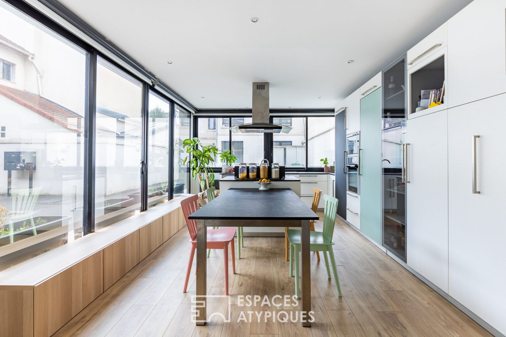 House-style duplex with south-facing balcony