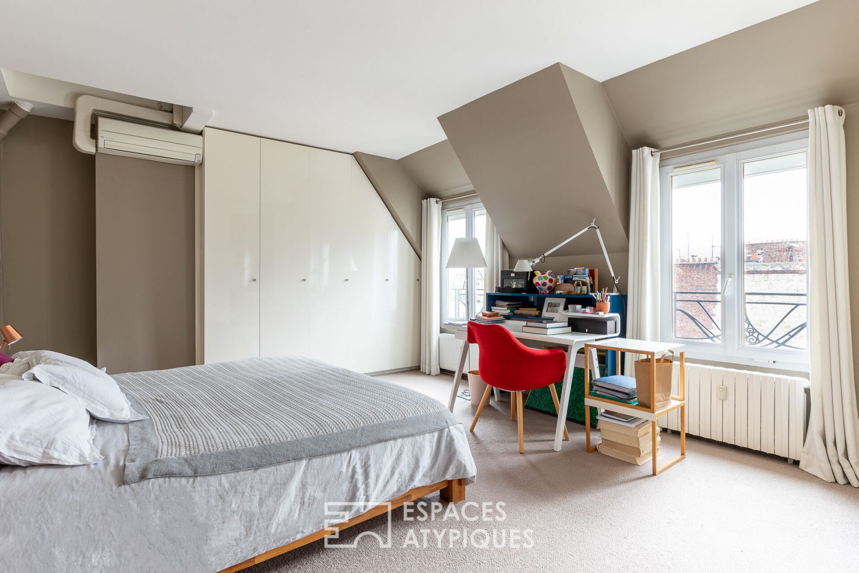 Duplex on the top floor with roof-terrace