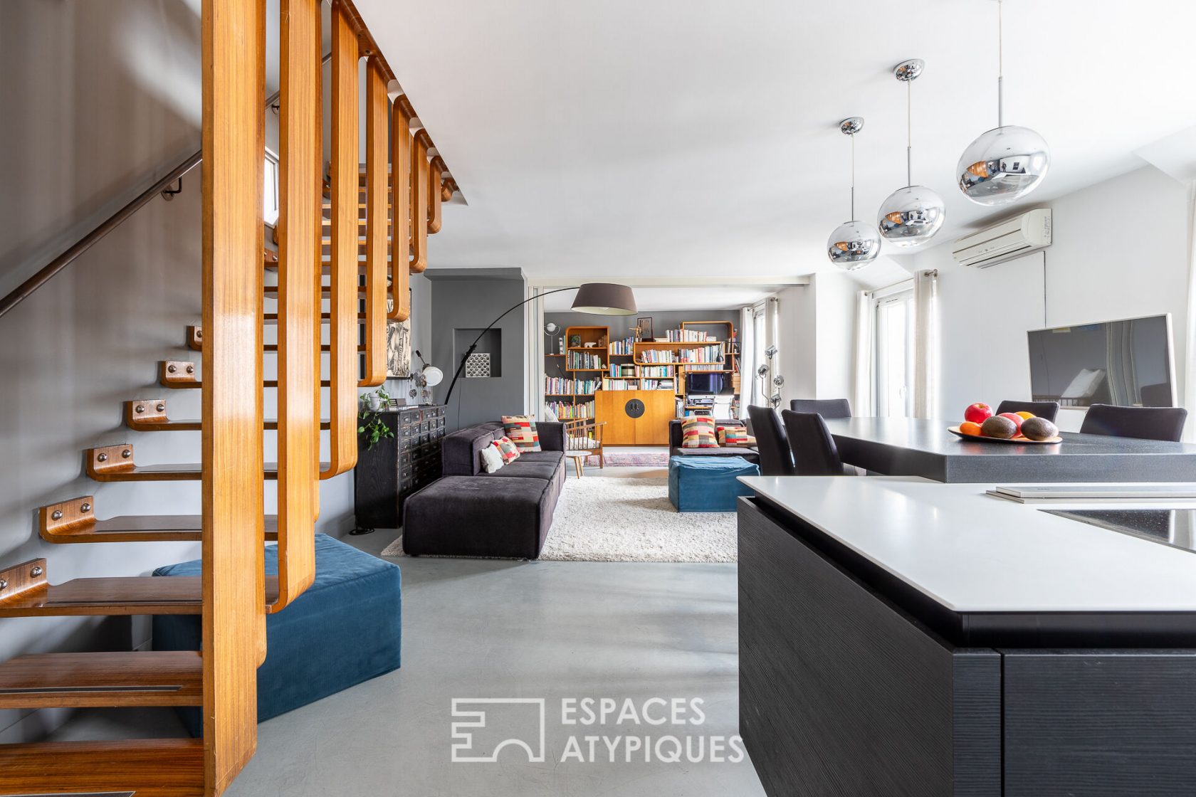 Duplex on the top floor with roof-terrace